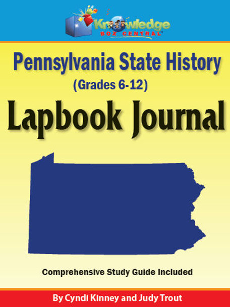 Pennsylvania State History Lapbook Journal 
