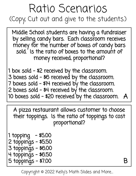 Ratios Poster Lesson