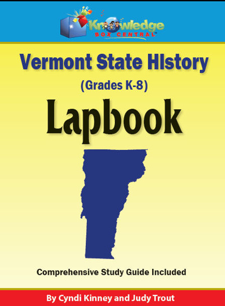 Vermont State History Lapbook 