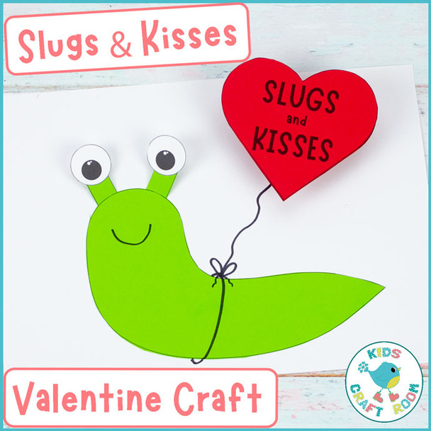 Slugs and Kisses Valentine's Day Card