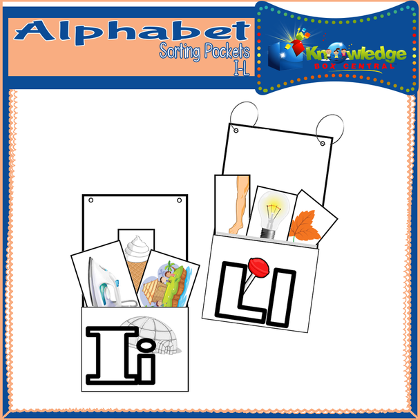 Alphabet Sorting Pockets: I to L 