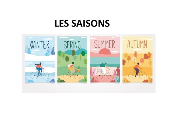 Describing the seasons, the months and the weather.