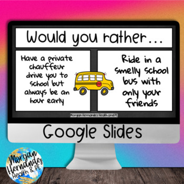 Would You Rather: Back to School Edition