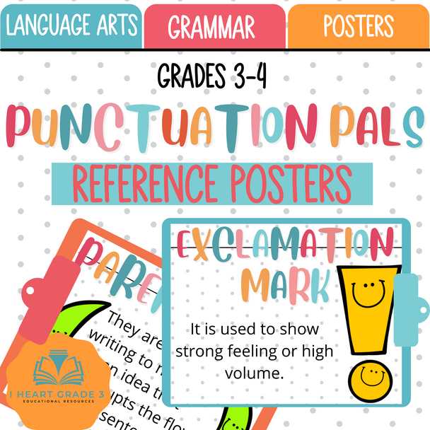 Punctuation Pals Posters