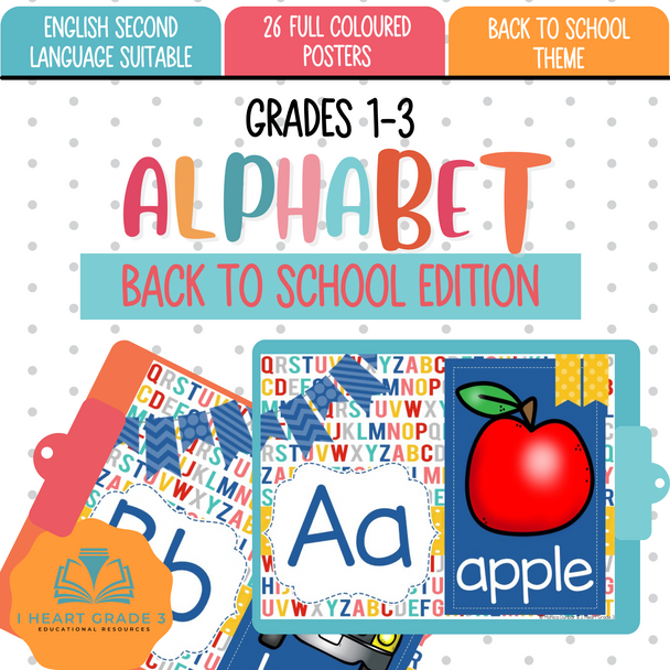 Back to School Alphabet Posters