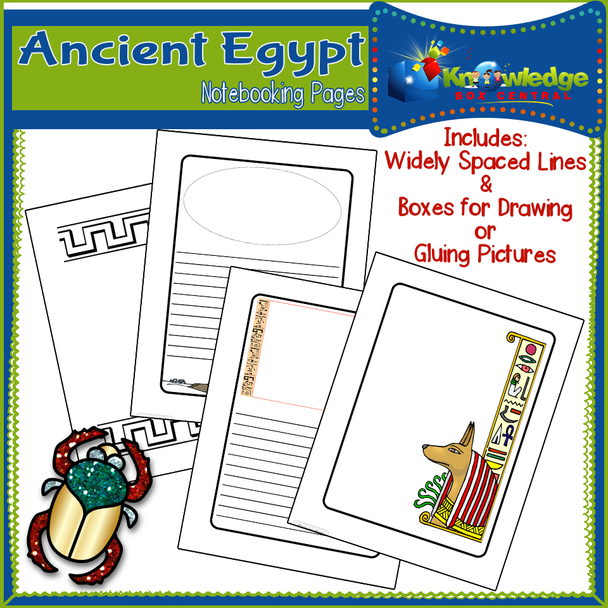 Ancient Egypt Notebooking Pages 