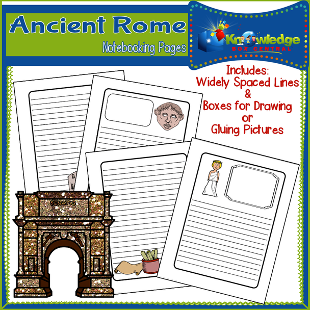 Ancient Rome Notebooking Pages 