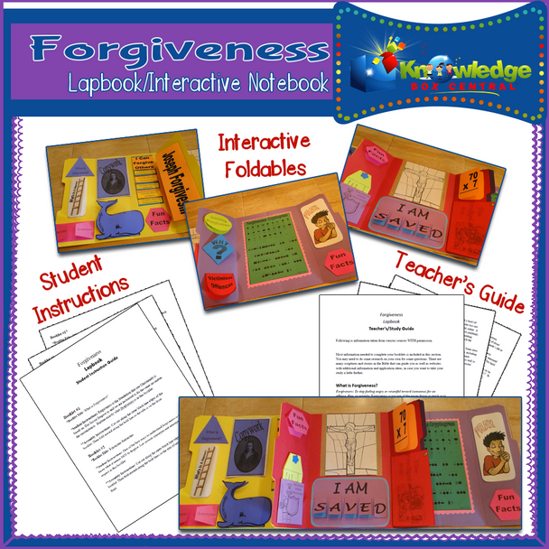 Forgiveness Lapbook 