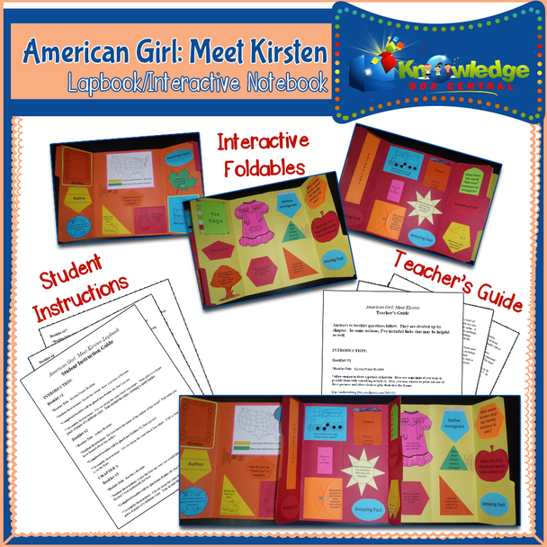 American Girl: Meet Kirsten Lapbook 