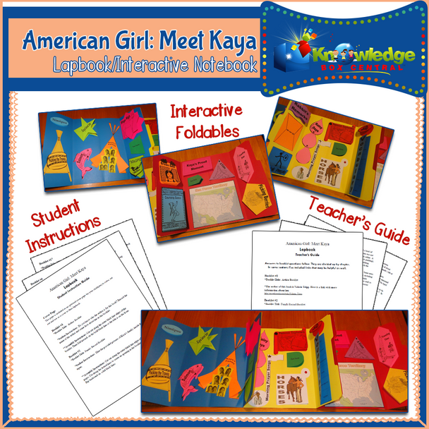 American Girl: Meet Kaya Lapbook 
