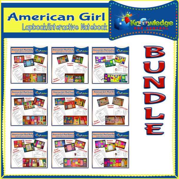 American Girl Lapbook BUNDLE 