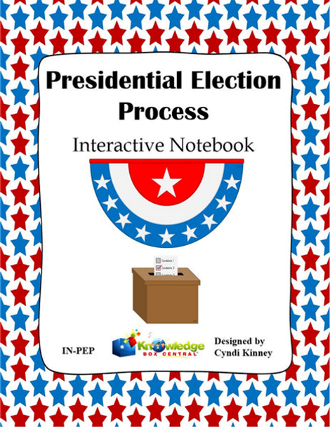 Presidential Election Process Interactive Notebook 