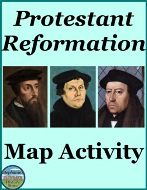 The Protestant Reformation Map Activity