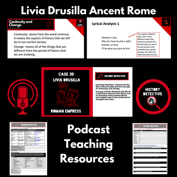 Ancient Rome: Livia Drusilla Podcast Teaching Resource