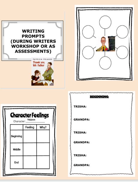 THANK YOU, MR. FALKER by Patricia Polacco: Reading Lessons & Extensions Unit