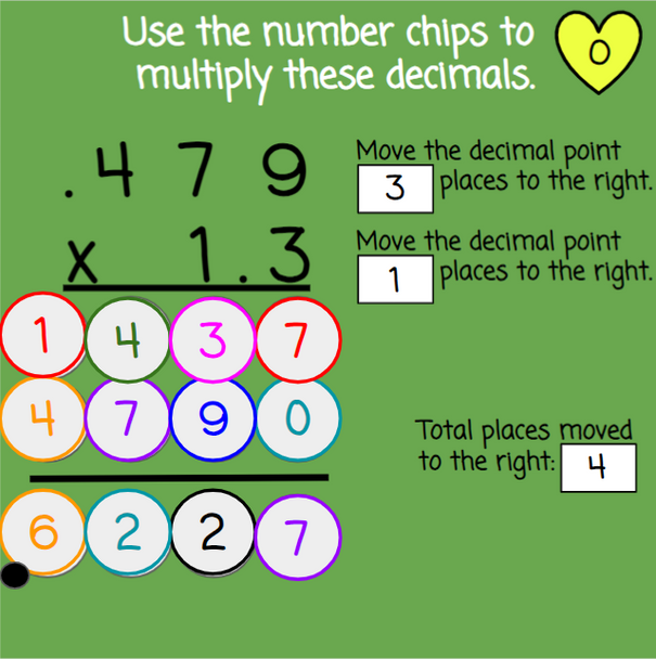 Super Bowl/Football Multiplying Decimals - Digital and Printable 