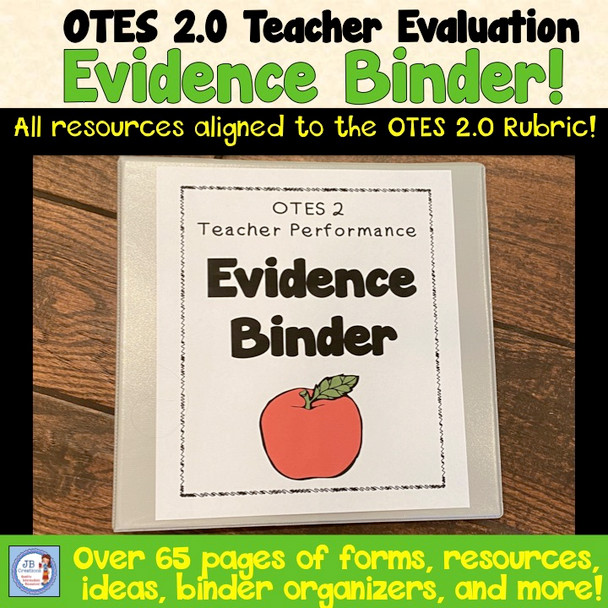 OTES 2.0 Teacher Evaluation EvidenceBinder