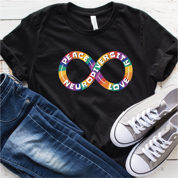 Peace, Love and Neurodiversity Shirt