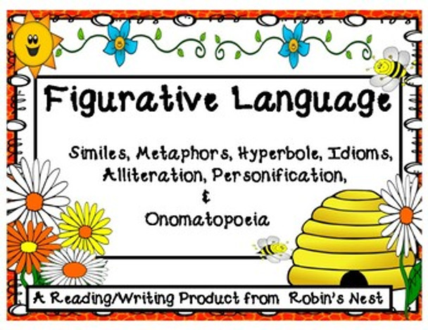 Figurative Language:  Posters/Anchor Charts & Worksheets!