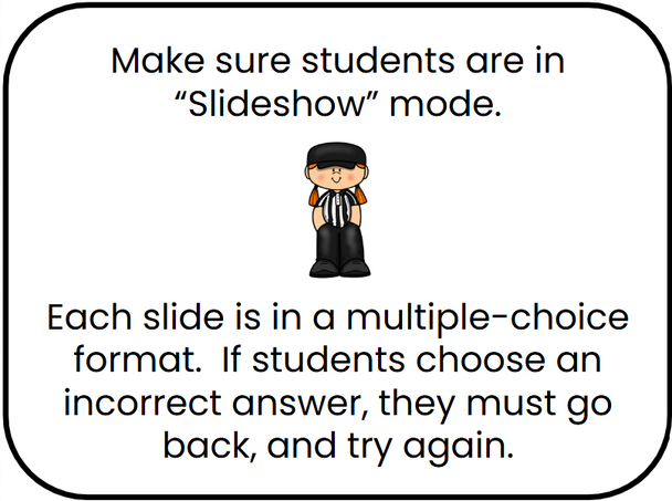 Super Bowl/Football Integer Slide Game - Google Slides & Power Point