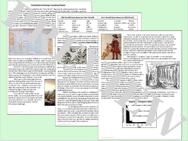 Columbian Exchange Learning Packet