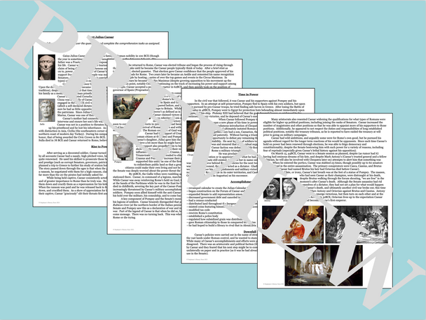 Julius Caesar Reading Analysis and Map Packet