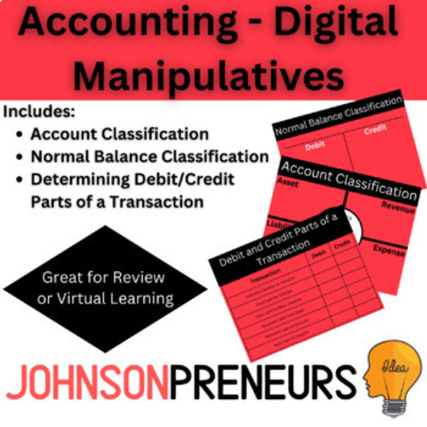 Accounting - Digital Manipulatives