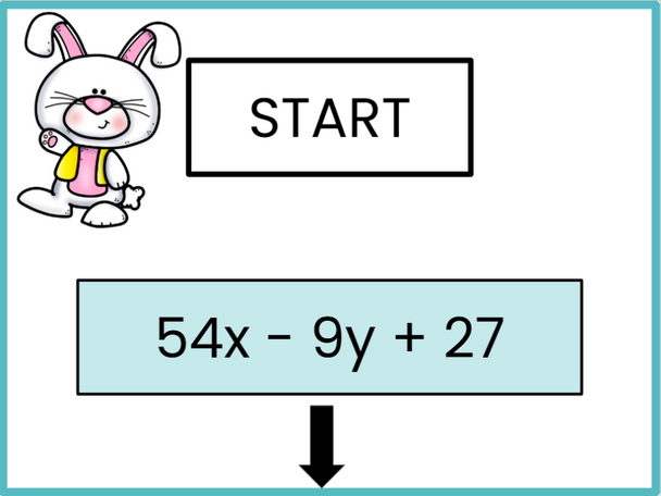 Easter Advanced Equivalent Expressions Race - Digital and Printable Easter Advanced Equivalent Expressions Race - Digital and Printable