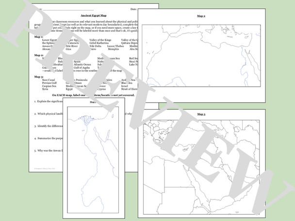 Ancient History Map Bundle