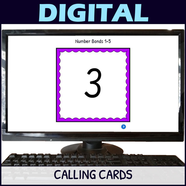 Number Bonds to 5 Activity - Bingo Game - Printable and Digital - Numbers 1-5