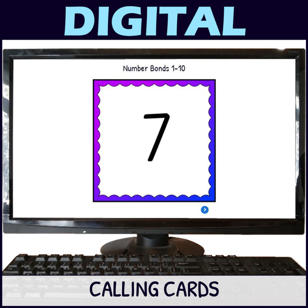 Number Bonds to 10 Activity - Bingo Game - Printable and Digital - Numbers 1-10