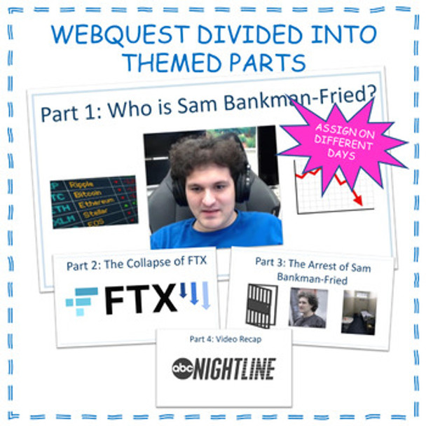 Sam Bankman-Fried Collapse of FTX Cryptocurrency High School Economics Webquest