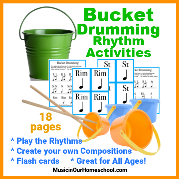 Bucket Drumming Rhythm Activities for Improvisation , Composition , Steady Beat
