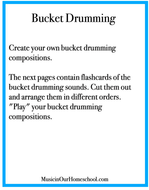 Bucket Drumming Rhythm Activities for Improvisation , Composition , Steady Beat