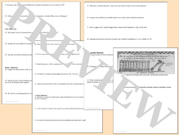 Anti-Federalist Papers Primary Source Analysis