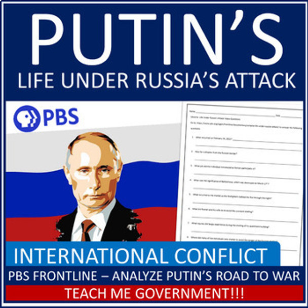 Ukraine: Life Under Russias Attack Putin Video Questions Worksheet PBS Frontline