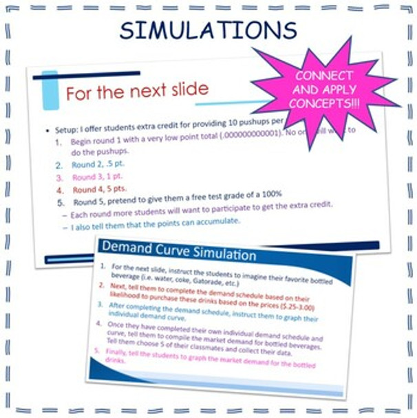 Supply, Demand, Prices, Law of Supply and Demand, Equilibrium Powerpoint Bundle