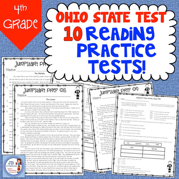 OST 4th Grade Reading Practice Test Set