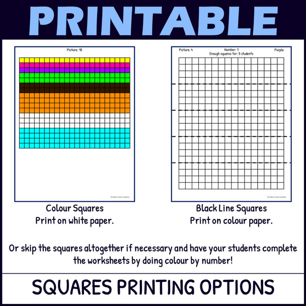 Number Recognition Activities 0-10 - Cut and Paste - Printable and Digital