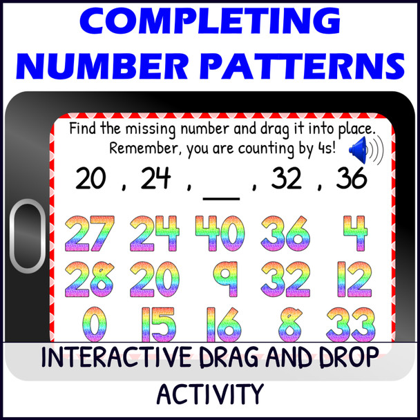 Skip Counting by 4s Introduction and Practice Activity - Digital Boom ™ Cards