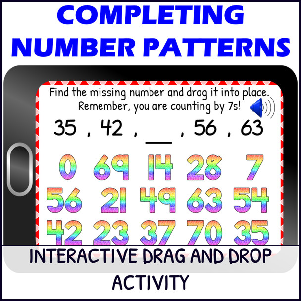 Skip Counting by 7s Introduction and Practice Activity - Digital Boom ™ Cards