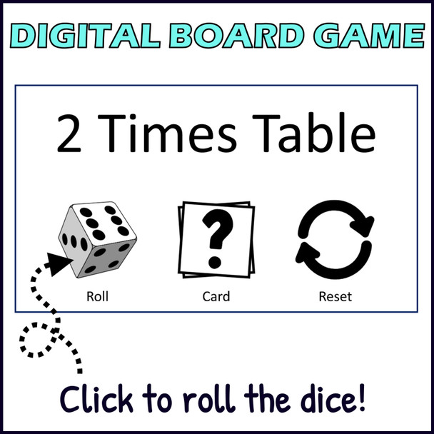 Multiplication Facts Fluency Game - 2 Times Table Review - Printable and Digital