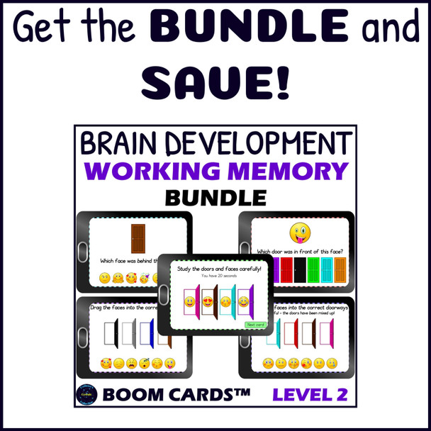 Working Memory Activity level 2c – Digital Boom™ Cards