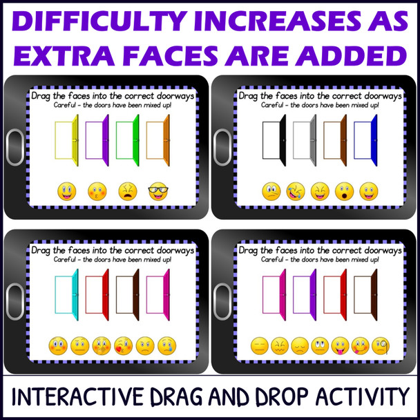 Working Memory Activity level 2d – Digital Boom™ Cards