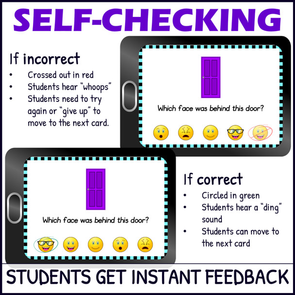 Working Memory Activity level 3a – Digital Boom™ Cards