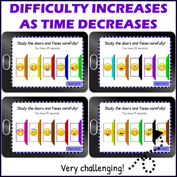 Working Memory Activity level 3d – Digital Boom™ Cards Working Memory Activity level 3d – Digital Boom™ Cards