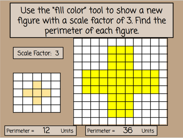 Thanksgiving Scale Drawings Activity - Digital and Printable