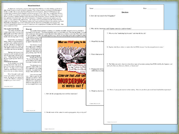 World War 2 Primary Source Analysis Bundle