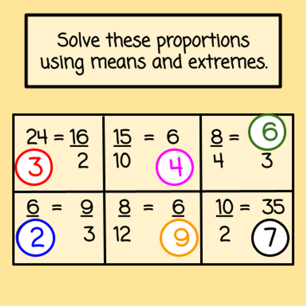 New Year's Proportions with Number Chips