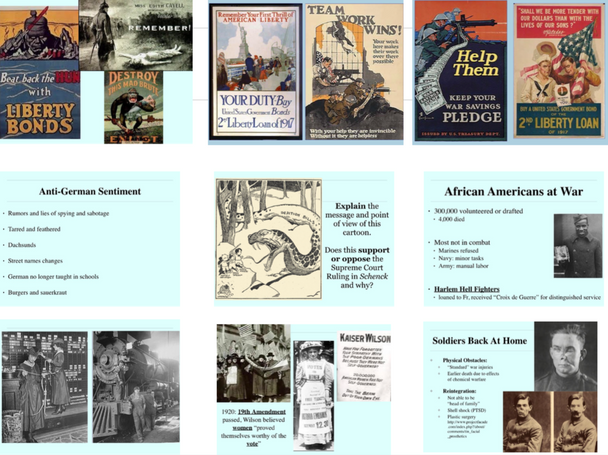 World War 1 PowerPoint US History Version